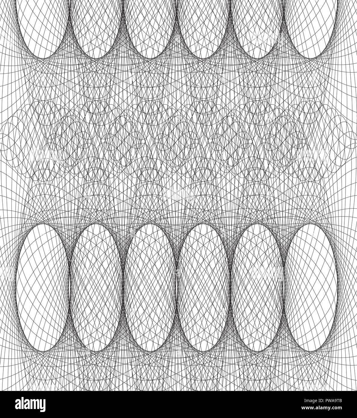 Abstract Art psychédélique Arrière-plan. Vector Illustration. Illustration de Vecteur