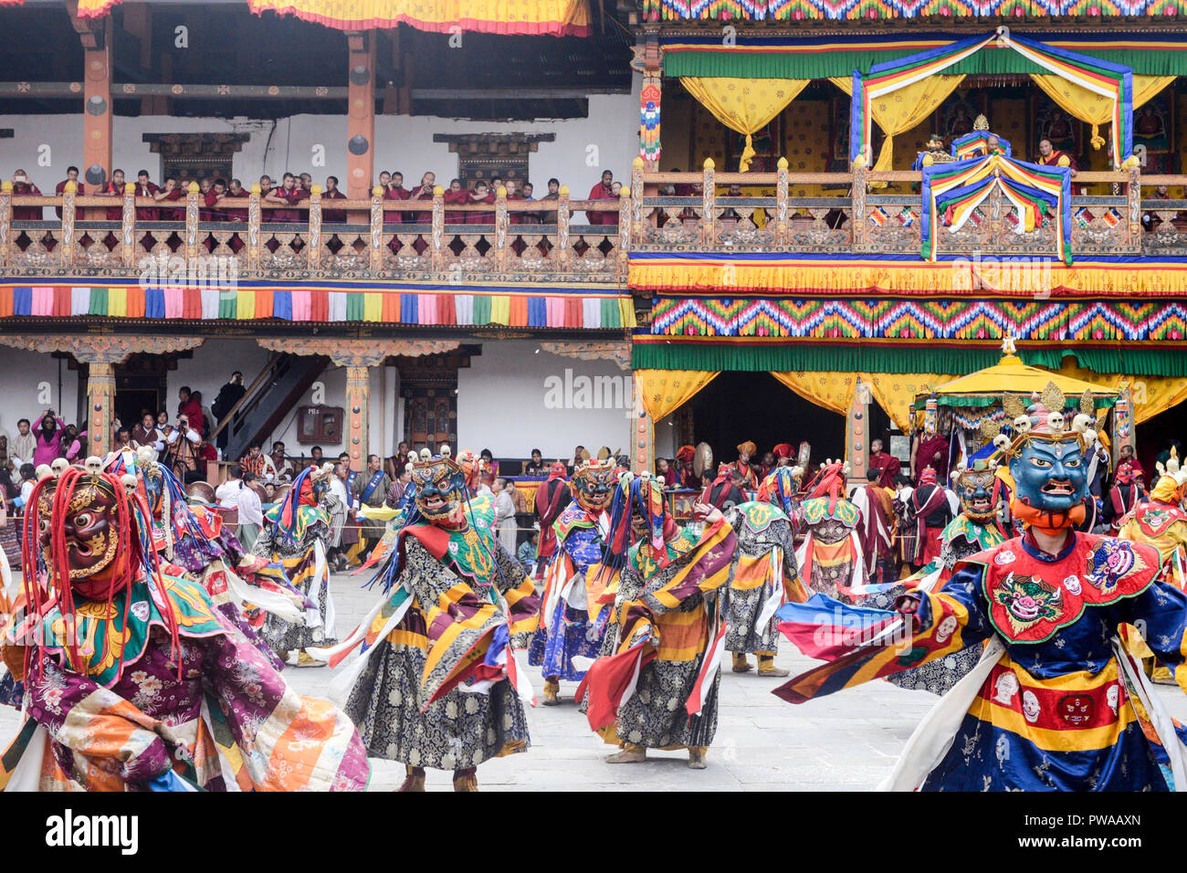 Punakha, Bhoutan Banque D'Images