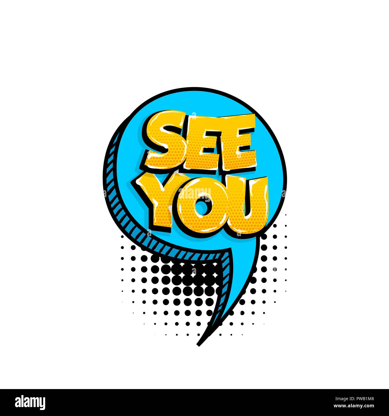 Pop art comic text speech bubble Illustration de Vecteur Pop art comic text speech bubble Illustration de Vecteur