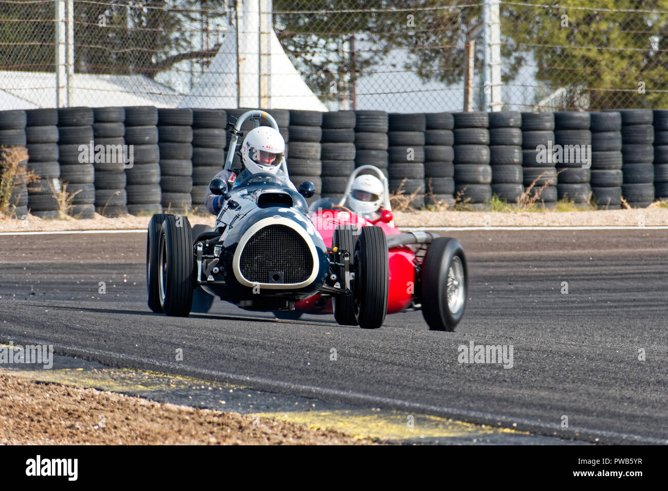 Circuit de Jarama, Madrid, Espagne. Du 13 au 14 octobre, 2018 : concours de l'Historic Grand Prix Automobile Association (HGPCA) au circuit de Jarama à Madrid, Espagne. Enrique Palacio San./Alamy Live News Banque D'Images