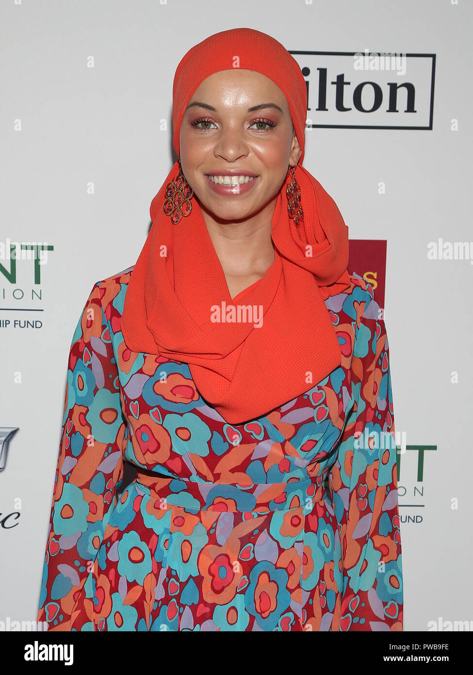 13 octobre 2018- Beverly Hills, Californie - Blair Imani. Fondation Point rend hommage à Los Angeles 2018 Gala tenu au Beverly Hilton Hotel. Credit : Faye Sadou/AdMedia/Newscom/Alamy Live News Banque D'Images