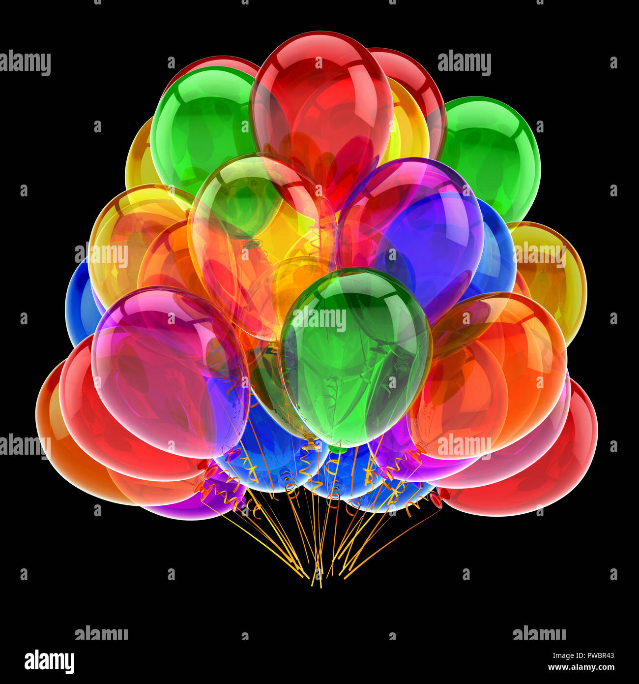 Carnival party balloons bouquet anniversaire décoration