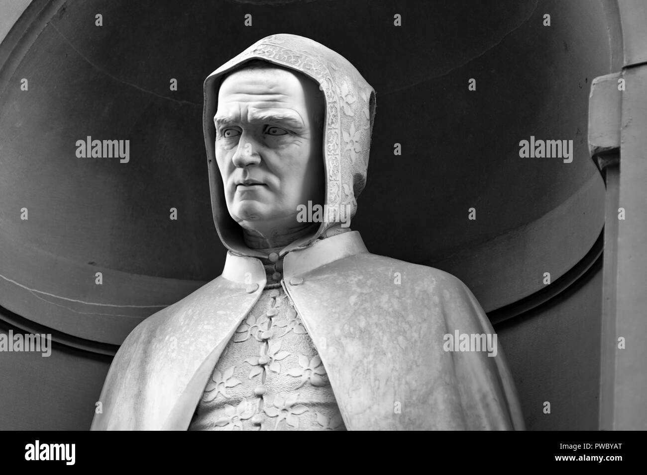 Portrait du célèbre peintre Giotto Banque D'Images