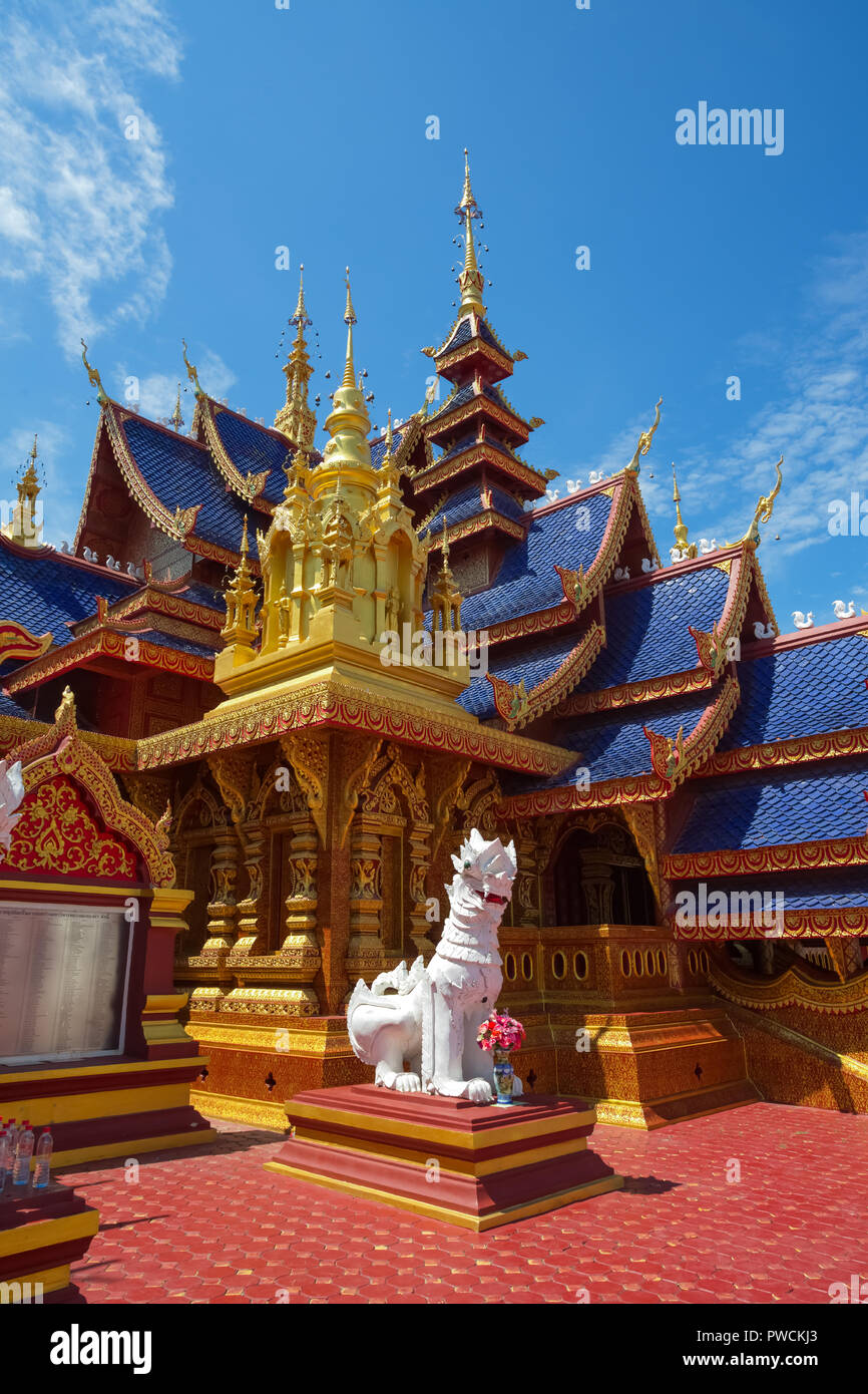 Le plus beau temple de Sukhothai, Thaïlande Wat Pipat Mongkol temple Banque D'Images