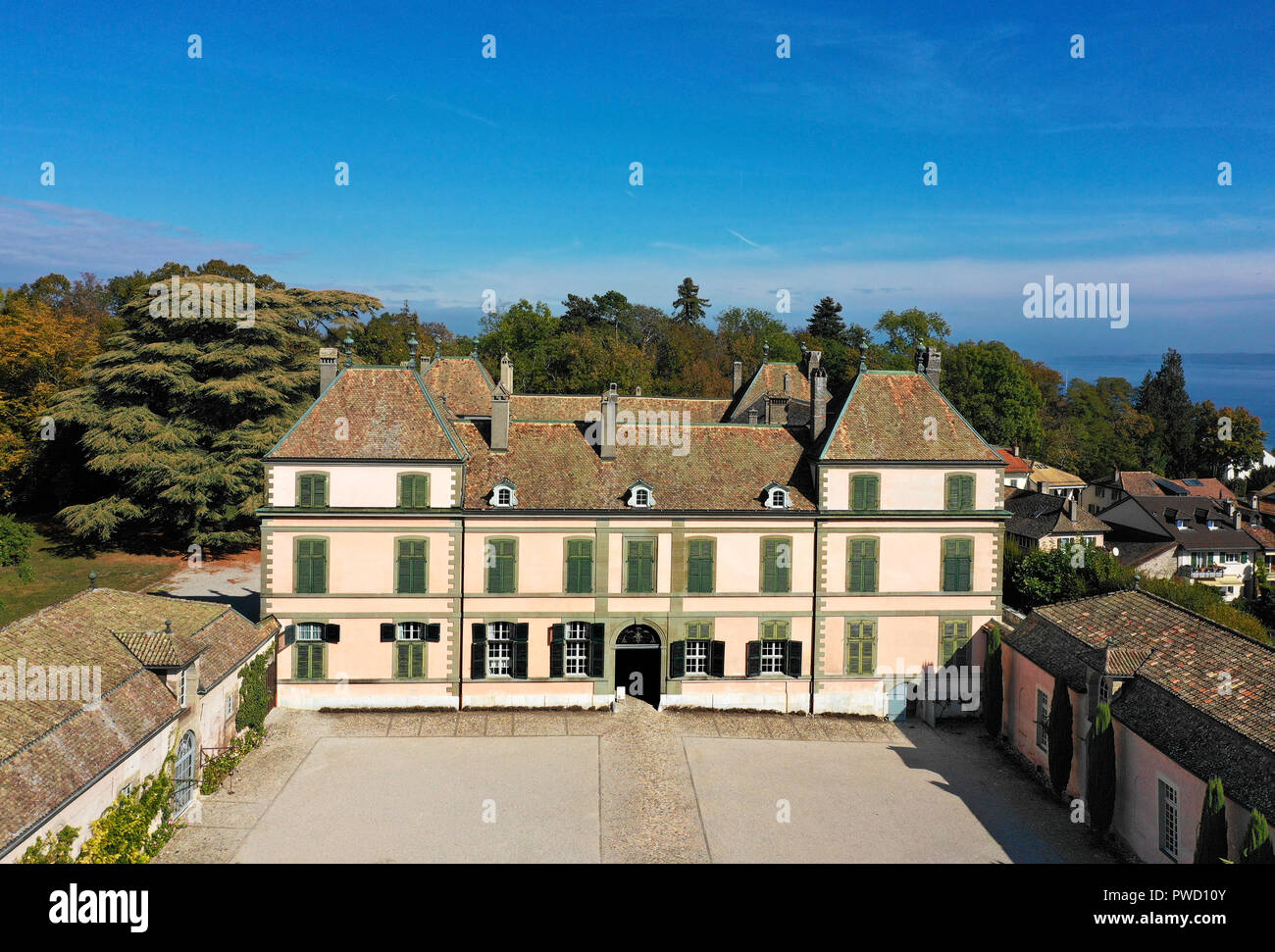 Château de Coppet, canton de Vaud, Suisse Banque D'Images