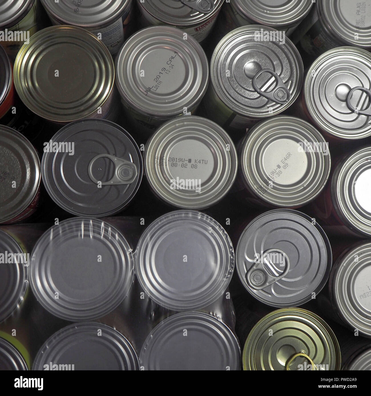 Mise en conserve de nourriture Banque D'Images