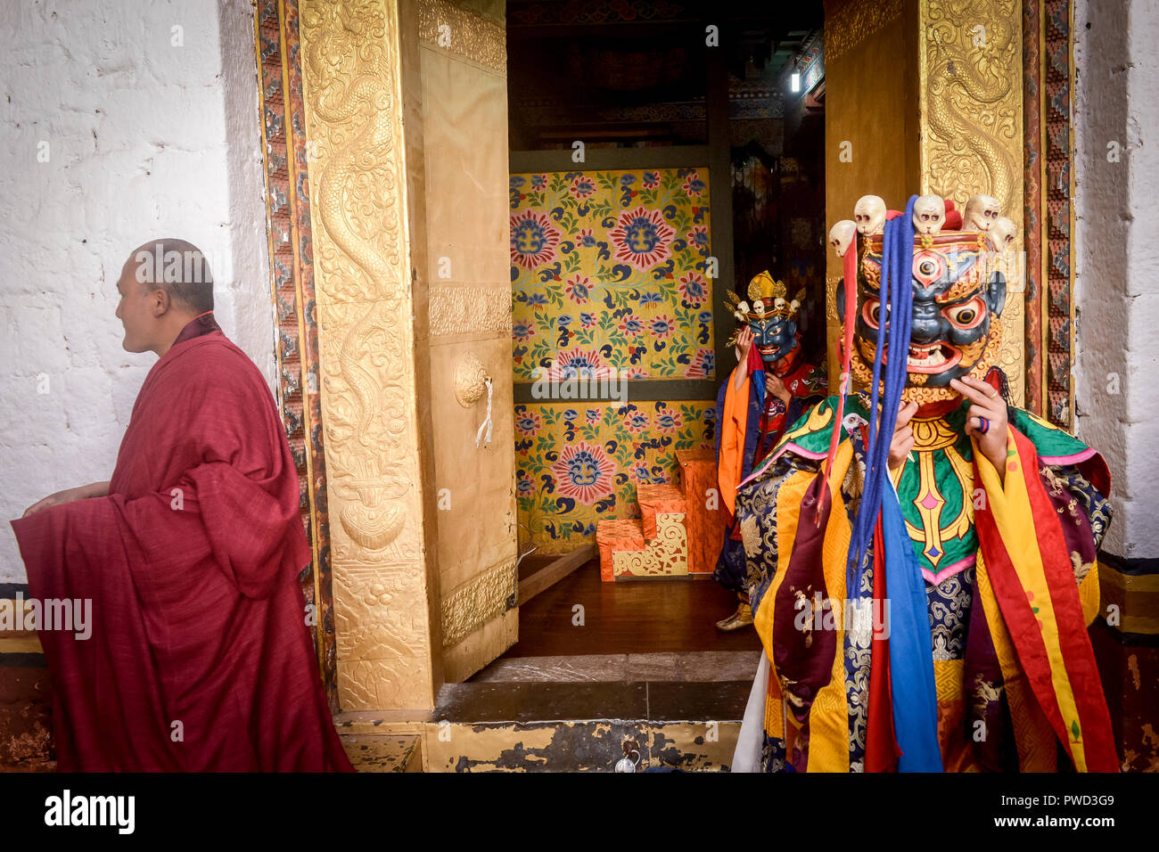 Punakha, Bhoutan Banque D'Images