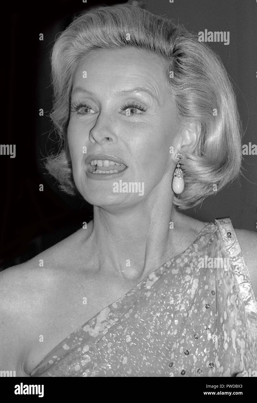 Dina Merrill 1981 Photo par Adam Scull/PHOTOlink.net Banque D'Images