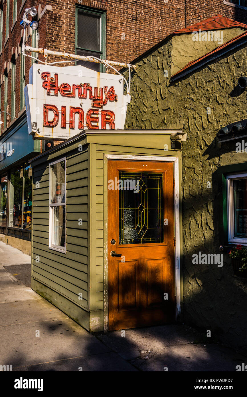 Henry's Diner - Burlington, Vermont, USA Banque D'Images