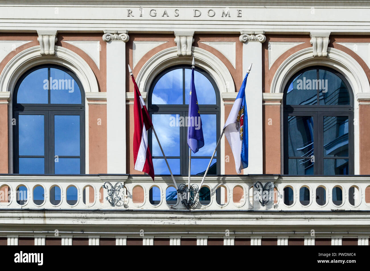 Riga Dome (hôtel de ville), Riga, Lettonie Banque D'Images