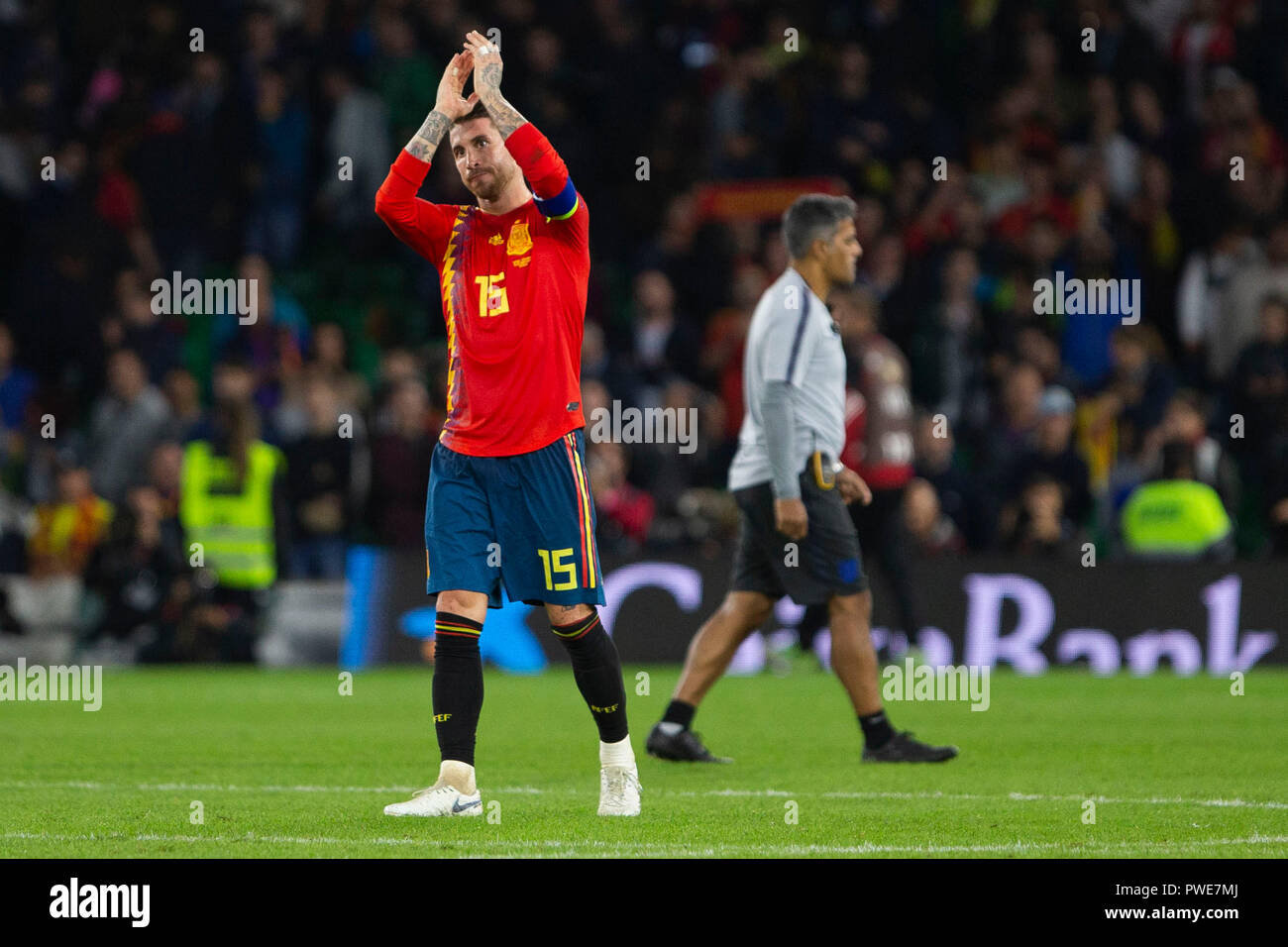 Tarragone, Espagne. 15 Oct 2018, Benito Villamarin, Tarragone, Espagne ; European Nations League ; l'Espagne contre l'Angleterre : Crédit UKKO Images/Alamy Live News Banque D'Images