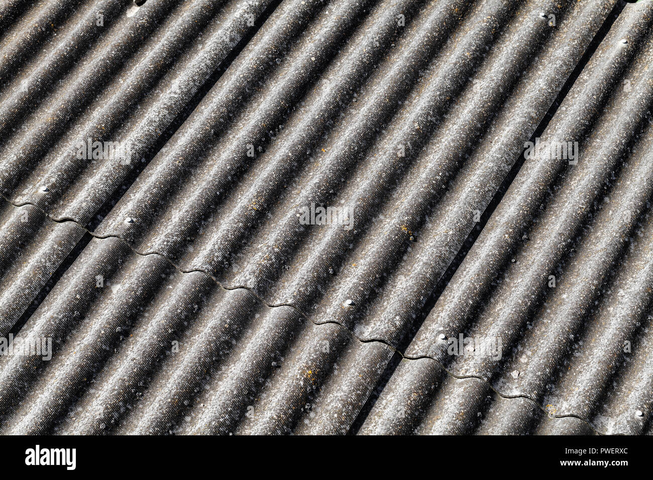 Les toitures en fibre-ciment, la texture de fond photo Banque D'Images