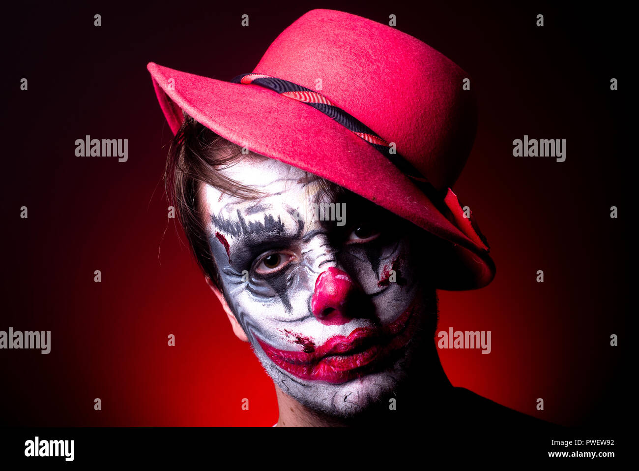 Clown de purge Banque D'Images