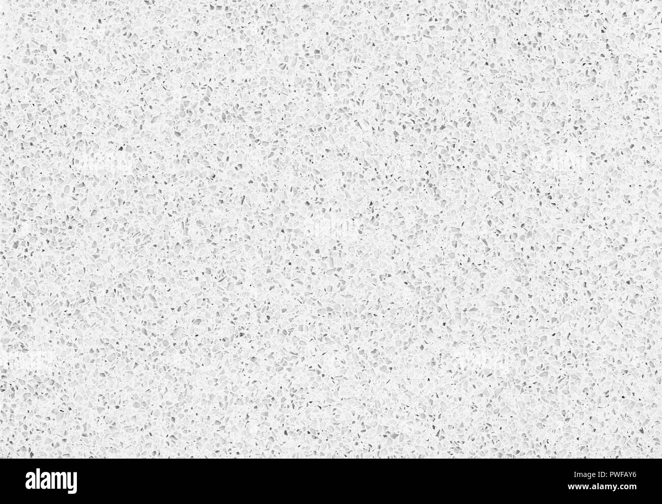 Surface de quartz blanc pour salle de bains ou cuisine du comptoir. Texture haute résolution et le motif. Banque D'Images