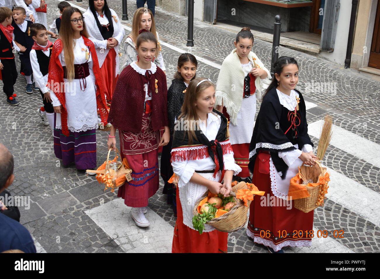 Abruzzes Italie festival casoli Banque D'Images