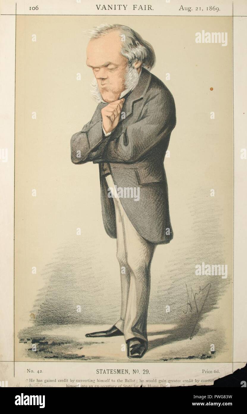 Henry Bruce, Vanity Fair, 1869-08-21. Banque D'Images