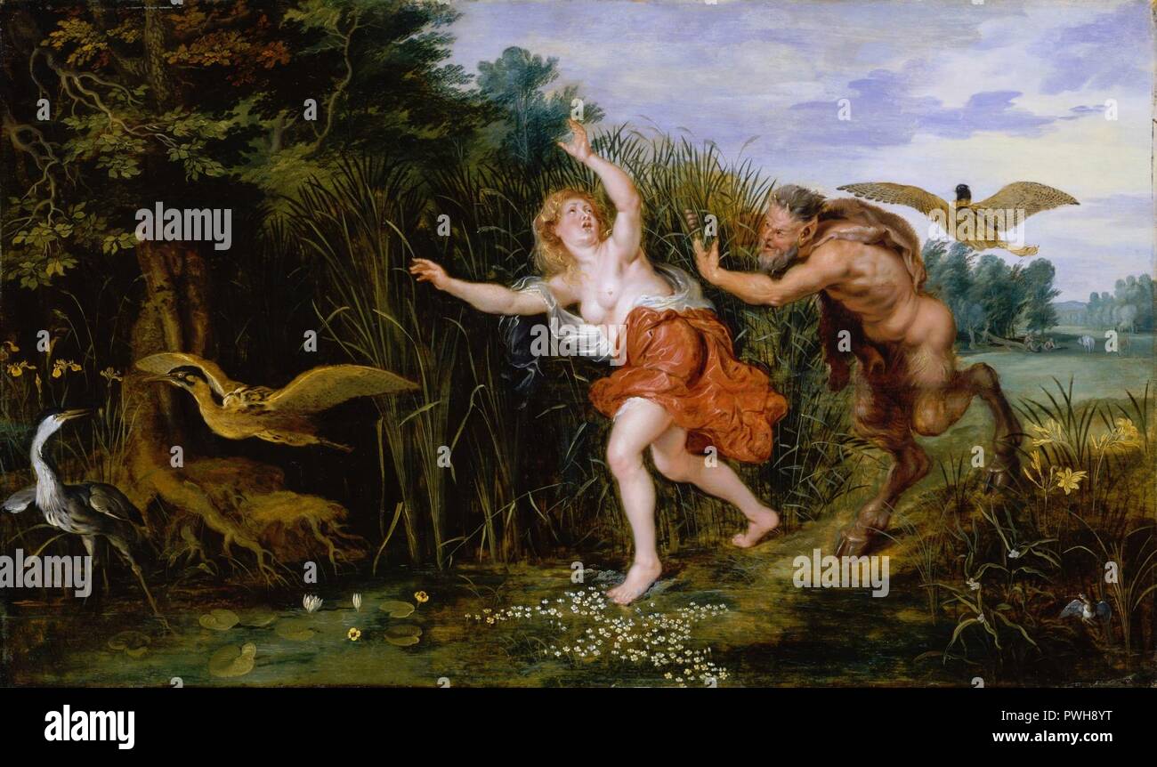Jan Brueghel (II) & Peter Paul Rubens - Pan et Syrinx Banque D'Images
