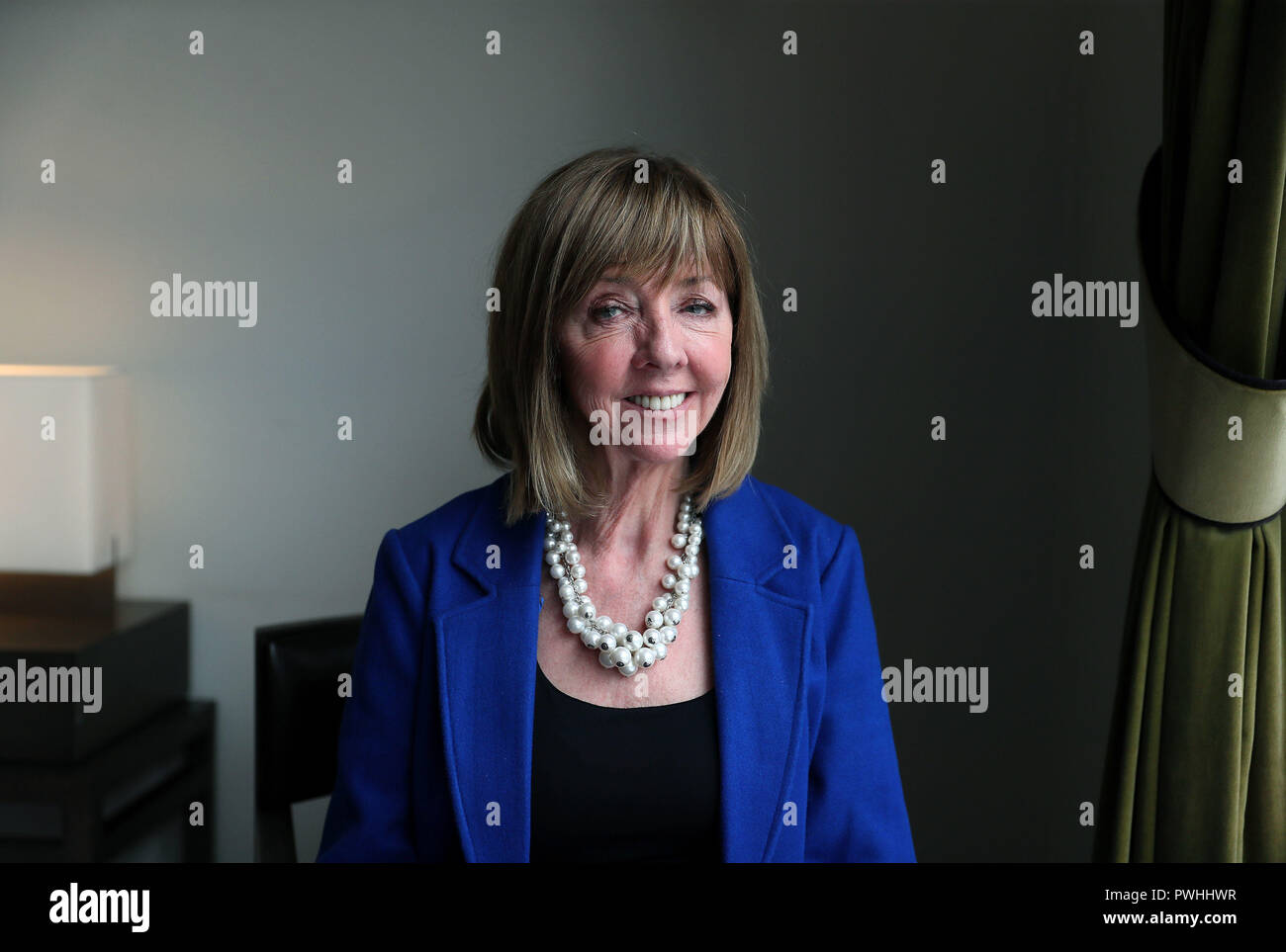 Joan Freeman, candidate à la présidence irlandaise à Dublin. 5/10/2018 Banque D'Images