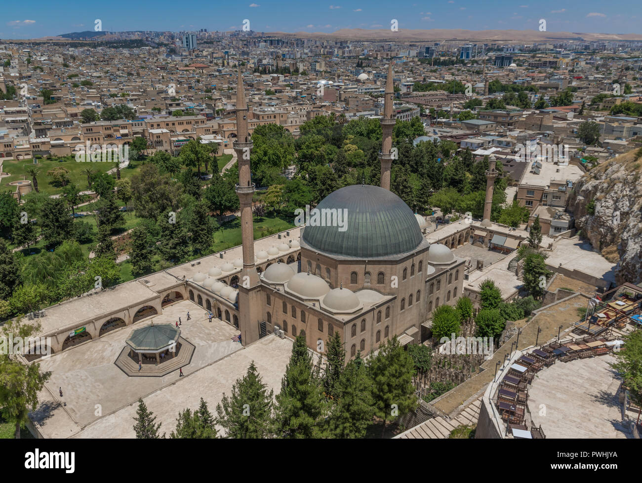 Quelques chilometers éloignées de la frontière syrienne, Urfa est une ville multiethnique avec un turc, kurde, arménienne et Patrimoine canadien Banque D'Images