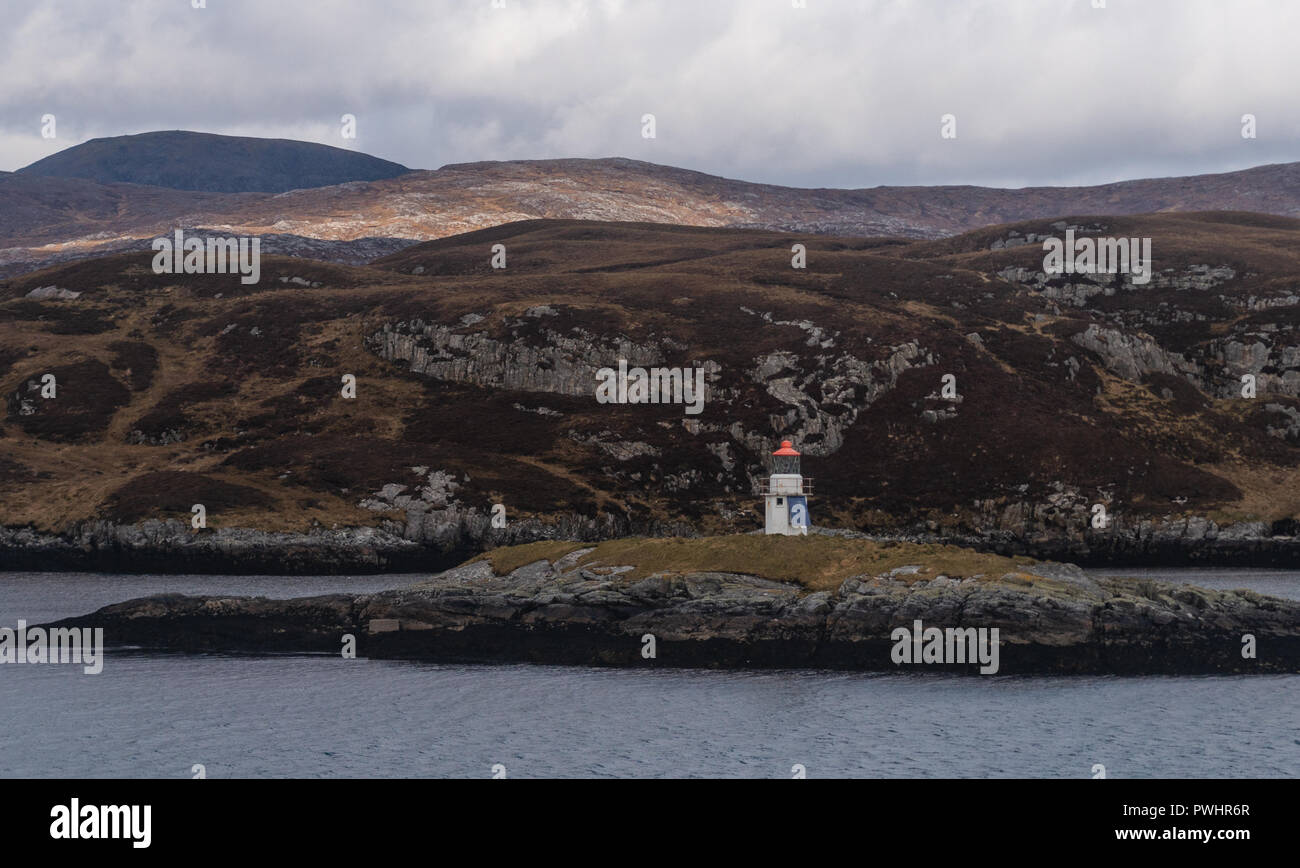 Caledonian macbrayne vues d'un ferry vers headin arbert, Mer du Nord, Écosse, Royaume-Uni Banque D'Images