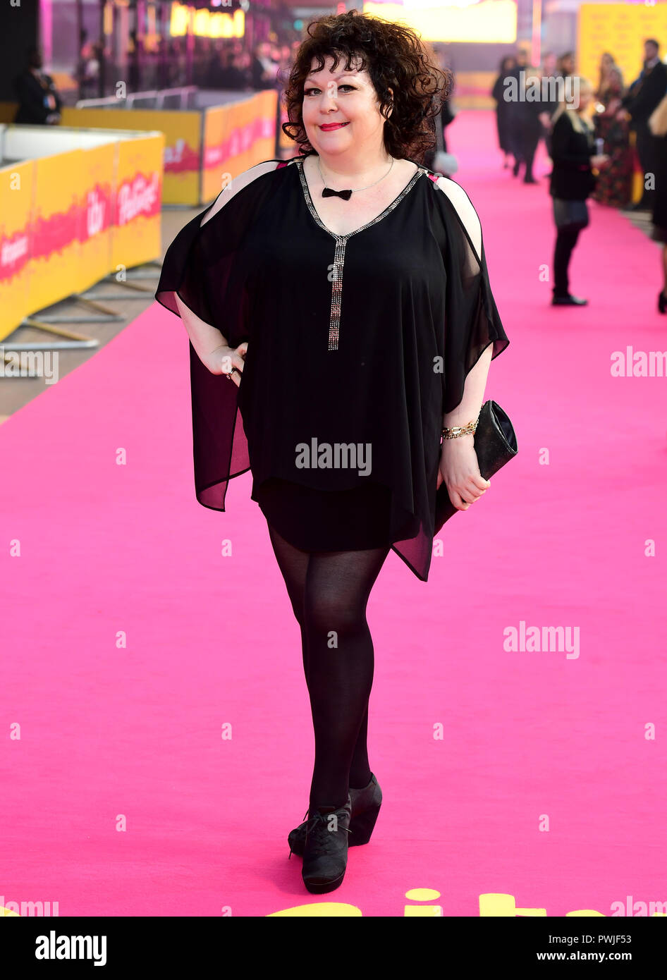 Sue Vincent participant à la ITV Palooza tenue au Royal Festival Hall, Southbank Centre, Londres. Banque D'Images