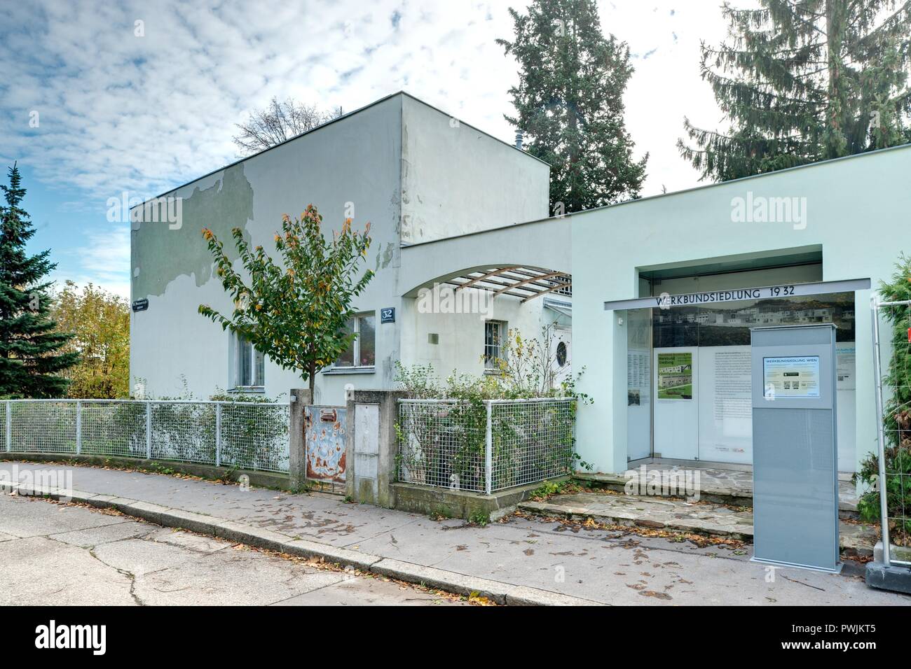 Wien, Werkbundsiedlung, Woinovichgasse 32, Haus von Josef Frank Banque D'Images