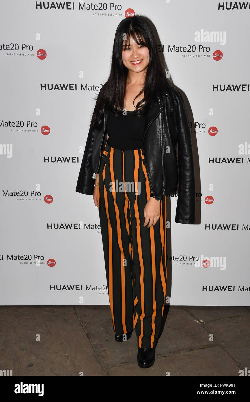 Londres, Royaume-Uni. 16 Oct 2018. Huawei - VIP célébration à un Marylebone Londres, Royaume-Uni. 16 octobre 2018. Credit Photo : Alamy/Capital Live News Banque D'Images