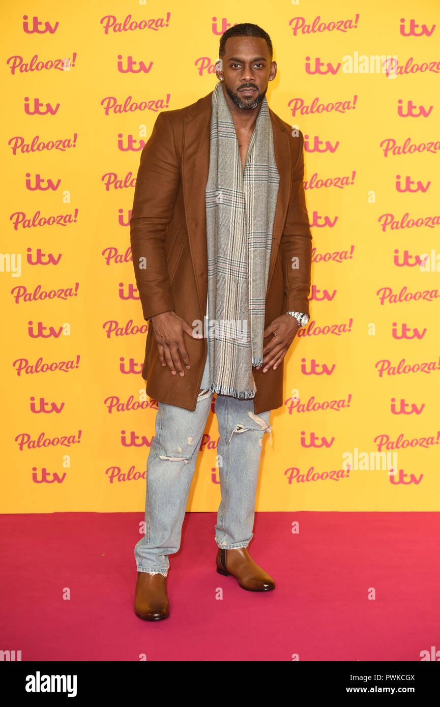 Londres, Royaume-Uni. 16 octobre 2018 : Richard Blackwood arrivant pour la 'ITV Palooza !' au Royal Festival Hall, Londres. Photo : Steve Sav/Featureflash Crédit : Paul Smith/Alamy Live News Banque D'Images