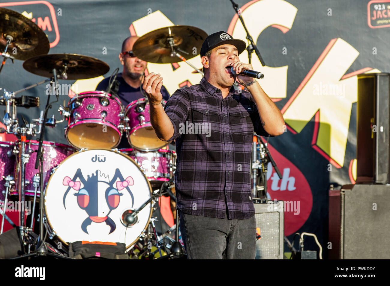 Irvine, Californie, USA. 14Th Oct, 2018. Alien Ant Farm effectué à 93,1 FM JACK Jack présente son 13e Show à l'Amphithéâtre en cinq points à Irvine, Californie le 14 octobre 2018 Credit : Marissa Carter/ZUMA/Alamy Fil Live News Banque D'Images