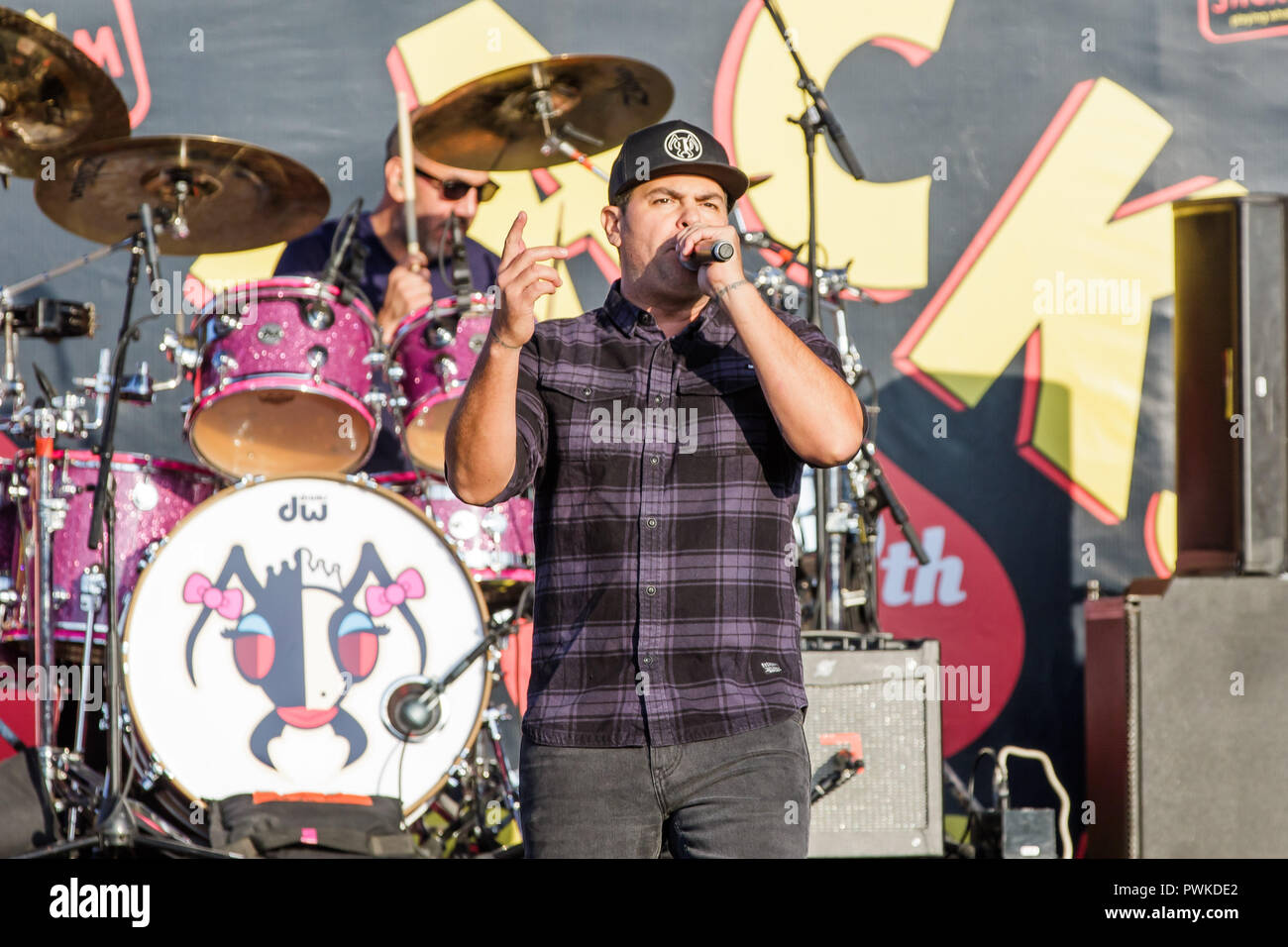 Irvine, Californie, USA. 14Th Oct, 2018. Alien Ant Farm effectué à 93,1 FM JACK Jack présente son 13e Show à l'Amphithéâtre en cinq points à Irvine, Californie le 14 octobre 2018 Credit : Marissa Carter/ZUMA/Alamy Fil Live News Banque D'Images