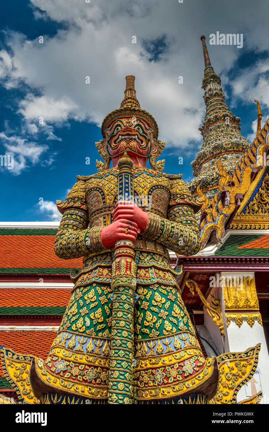 Thai guardian statue Banque de photographies et d’images à haute