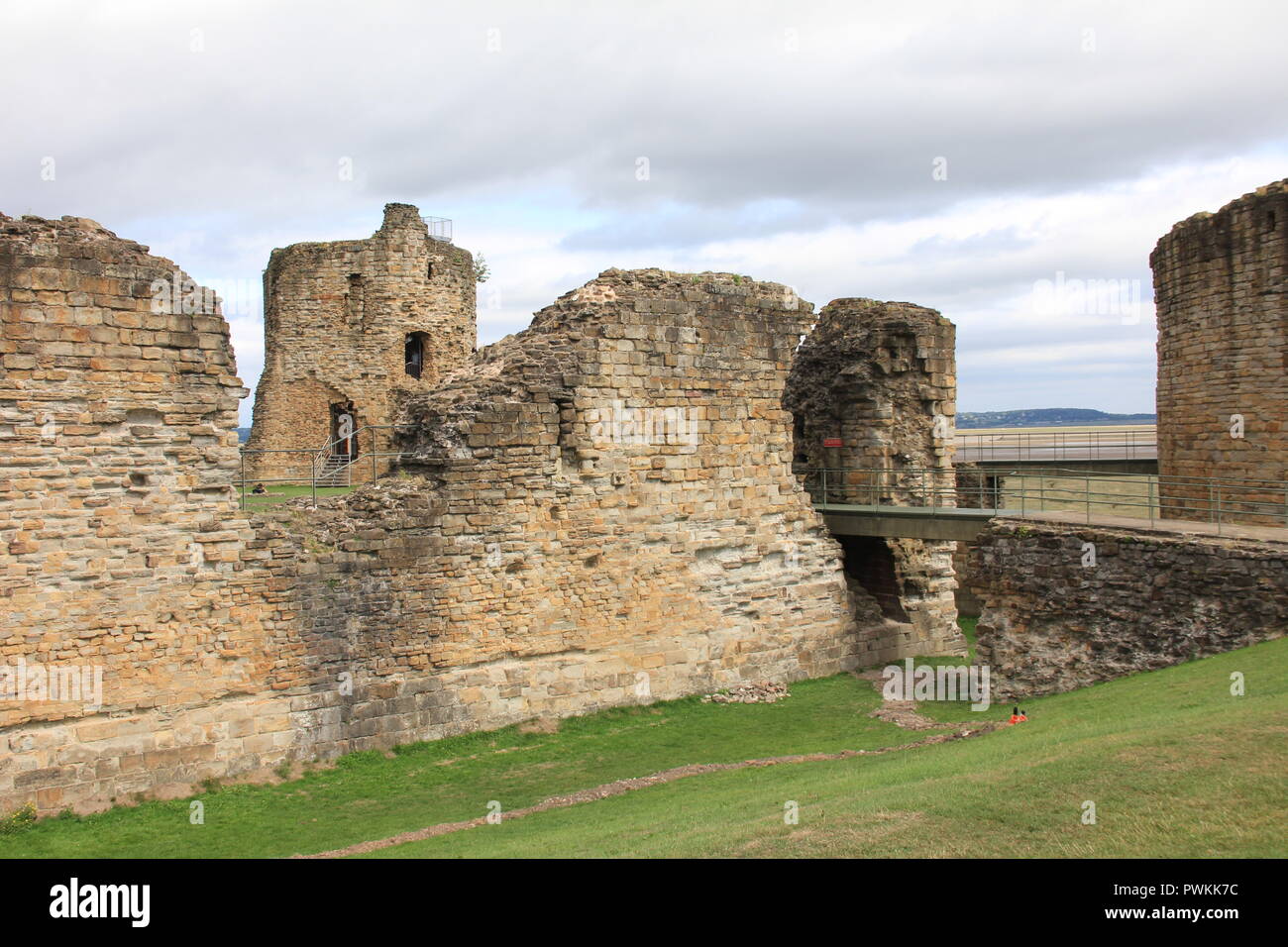 Château de silex au nord du Pays de Galles Banque D'Images