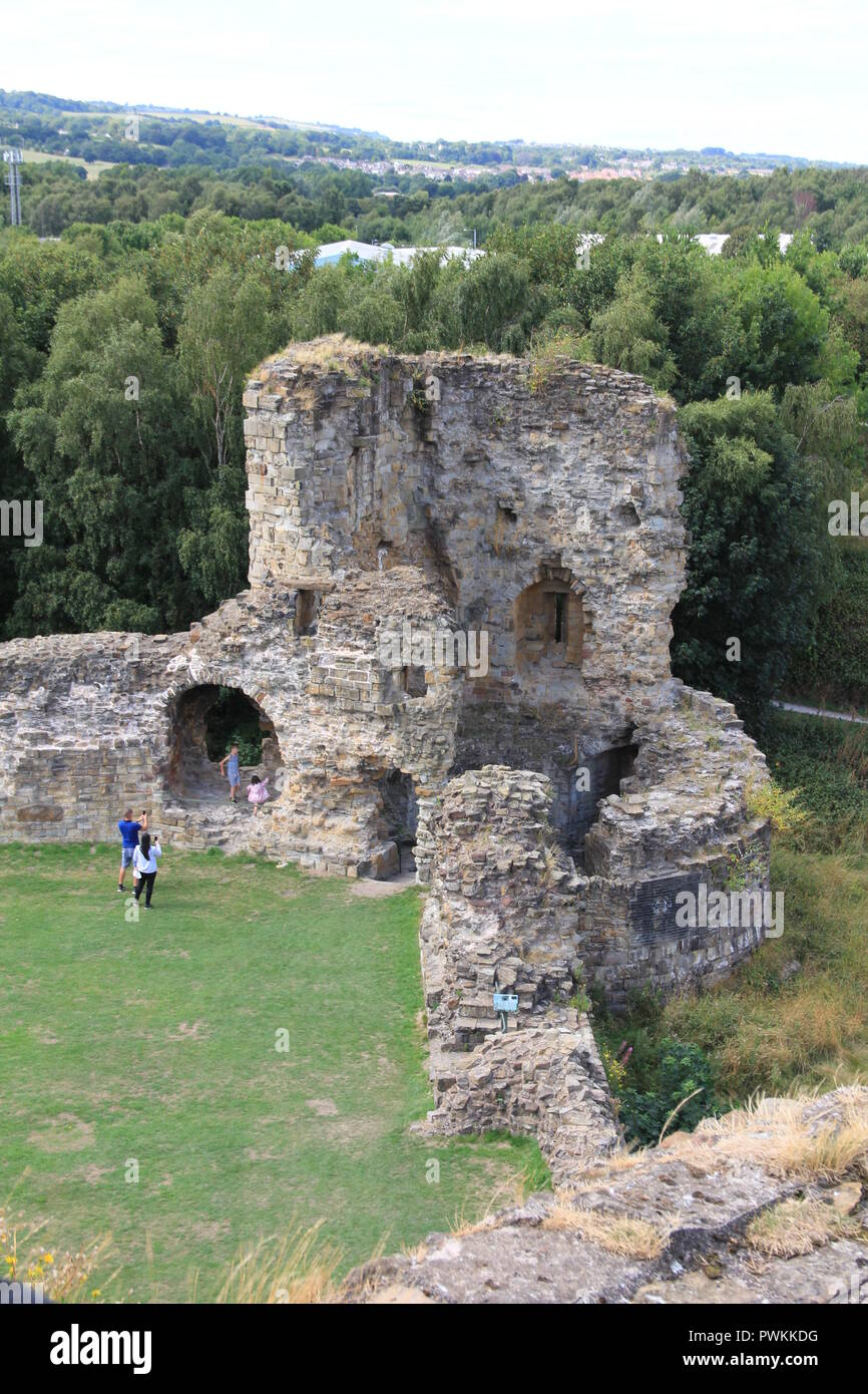 Château de silex au nord du Pays de Galles Banque D'Images