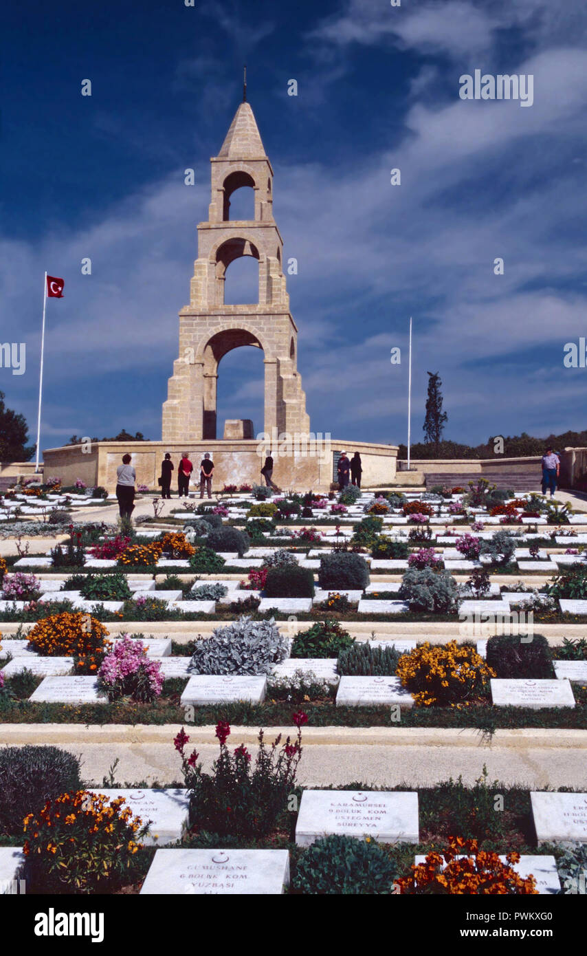 Mémorial de Lone Pine, Gallipoli, en Turquie Banque D'Images