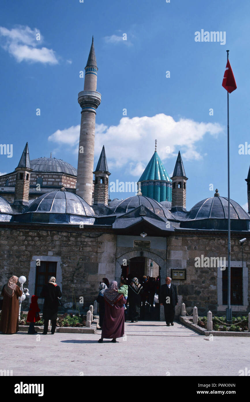 Musée de Mevlana de Konya, Turquie, Banque D'Images