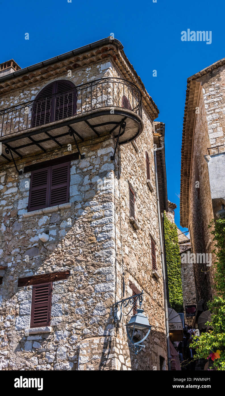 France, Provence-Alpes-Côte-d'Azur, Alpes-Maritimes, Saint-Paul-de-Vence (Plus Beaux Villages de France, liste des villages désignés comme les plus beaux (la plus belle) en France) Banque D'Images