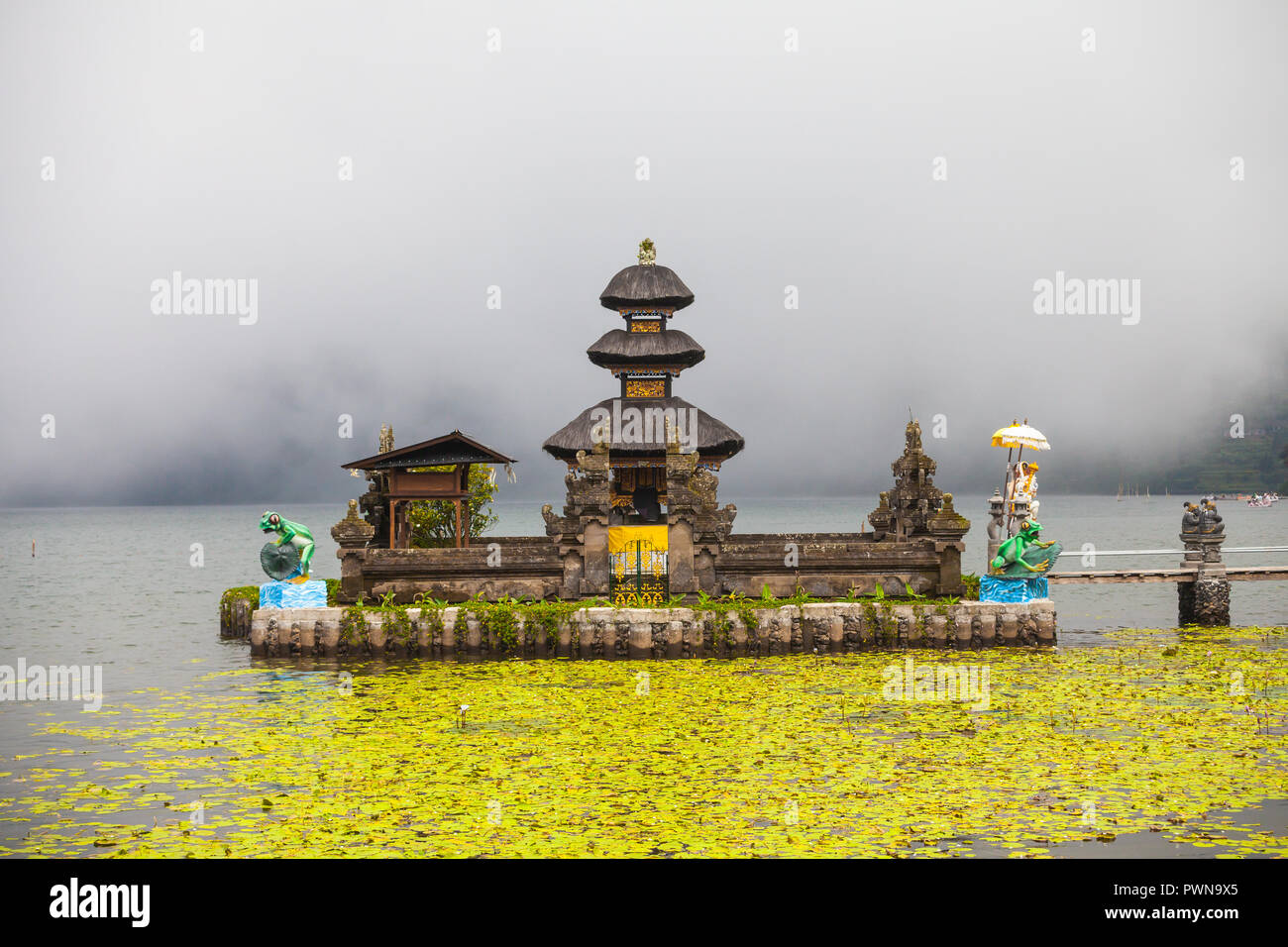 Temple d'Ulun Danu à Bedugul, Bali, Indonésie Banque D'Images