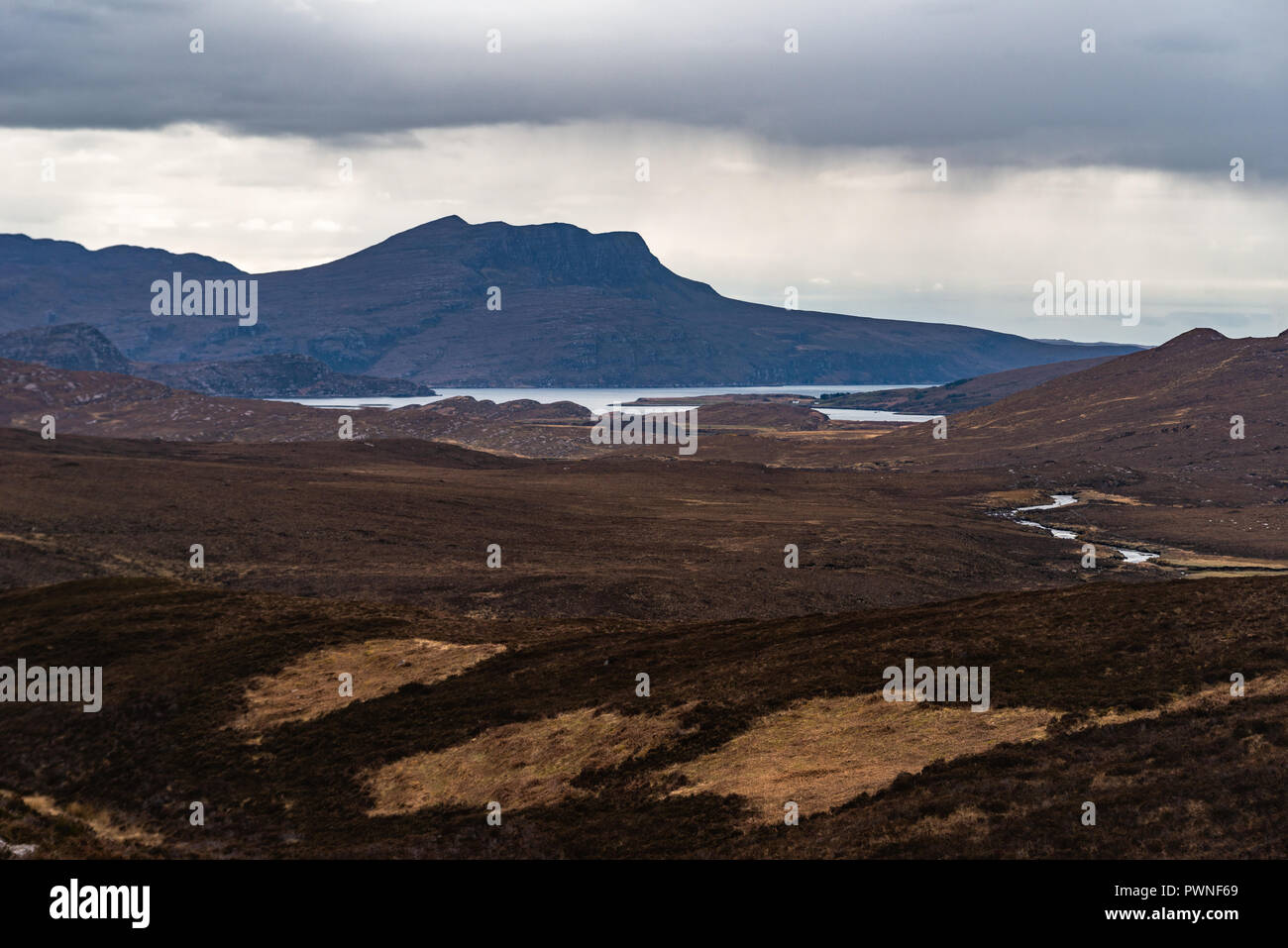 Loch Canaird, Ullapool, Écosse, Royaume-Uni, Banque D'Images