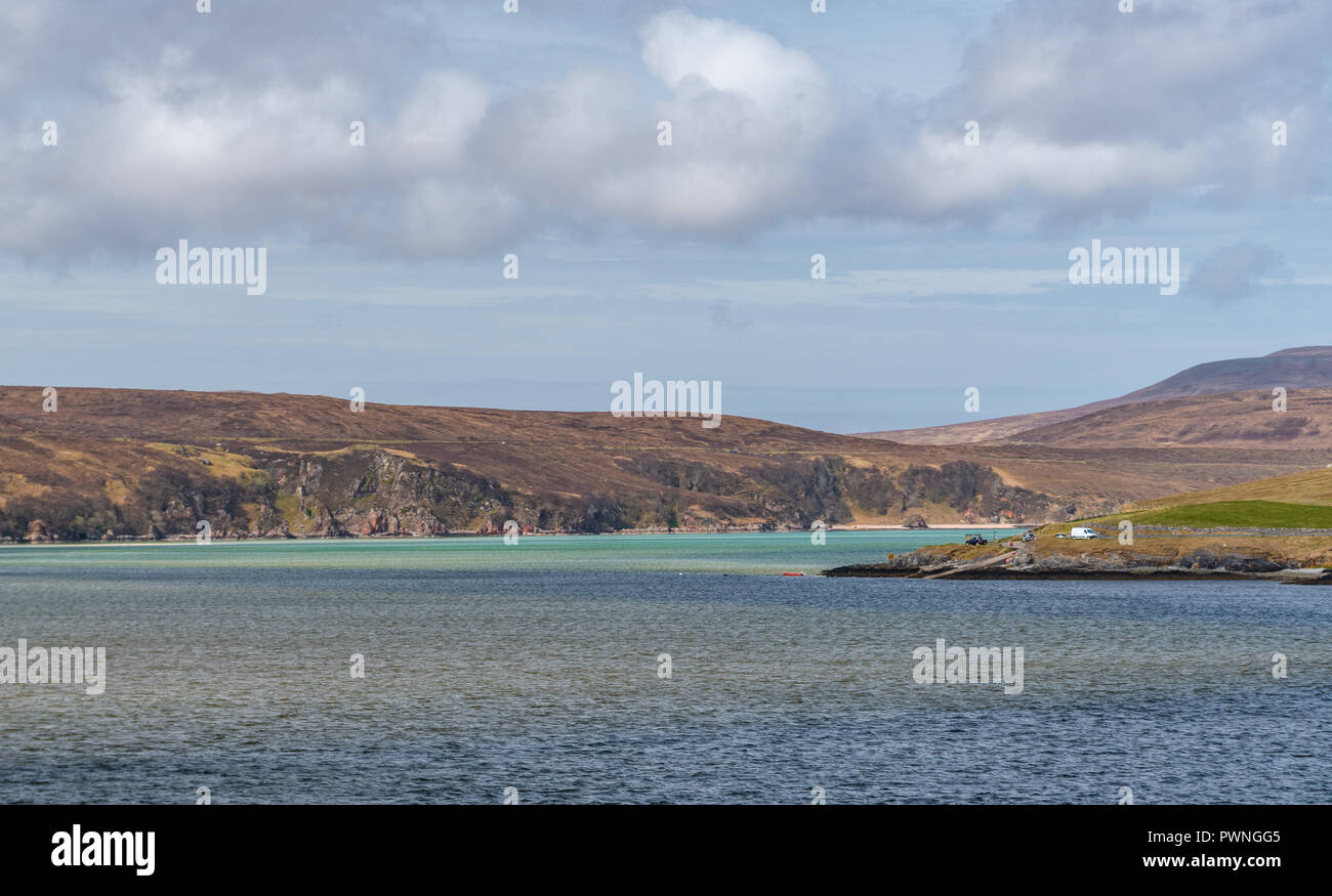 Kyle of Durness, Keoldale, Sutherland, Scotland, UK Banque D'Images