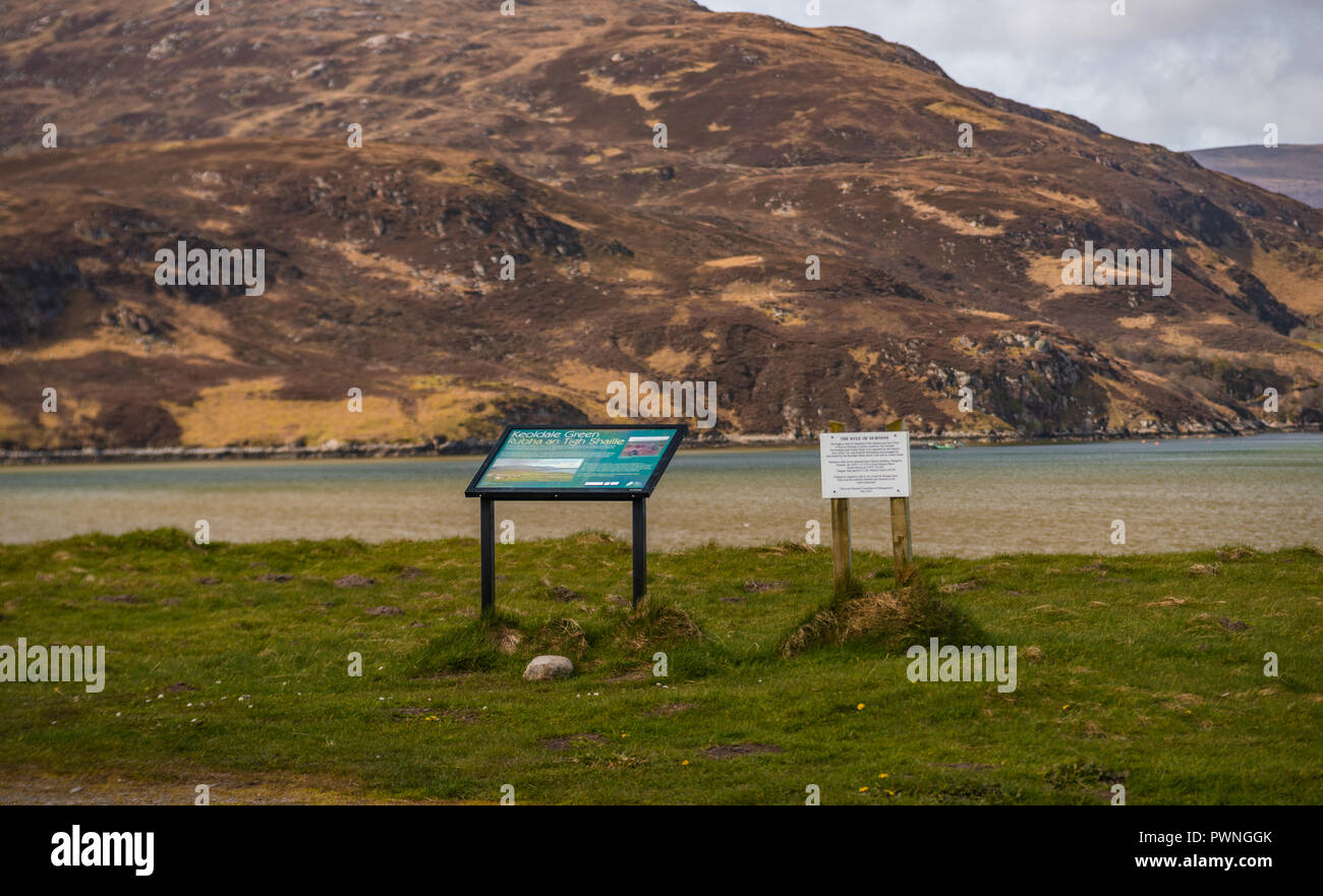 Kyle of Durness, Keoldale, Sutherland, Scotland, UK Banque D'Images