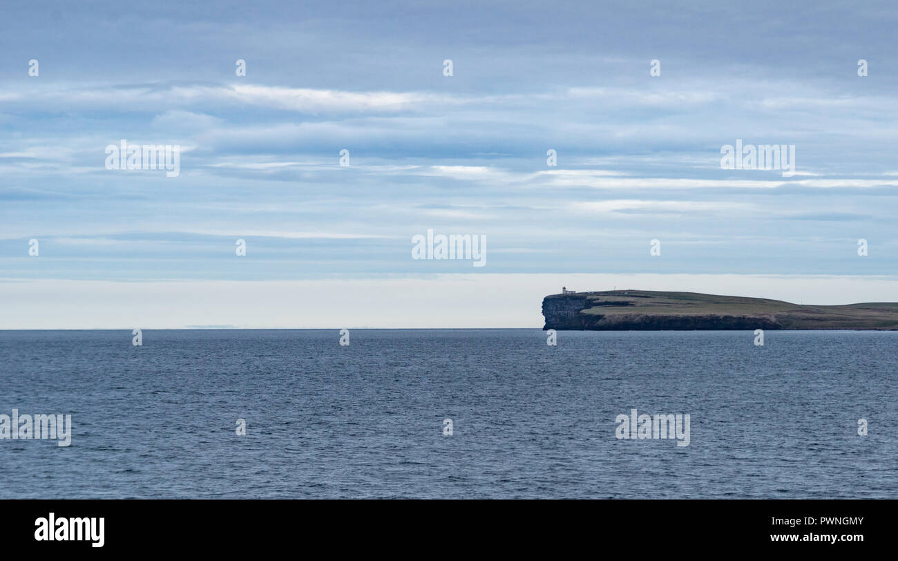 Points de vue d'une exploitation de ferry entre les îles Orkney et le continent écossais, uk Banque D'Images