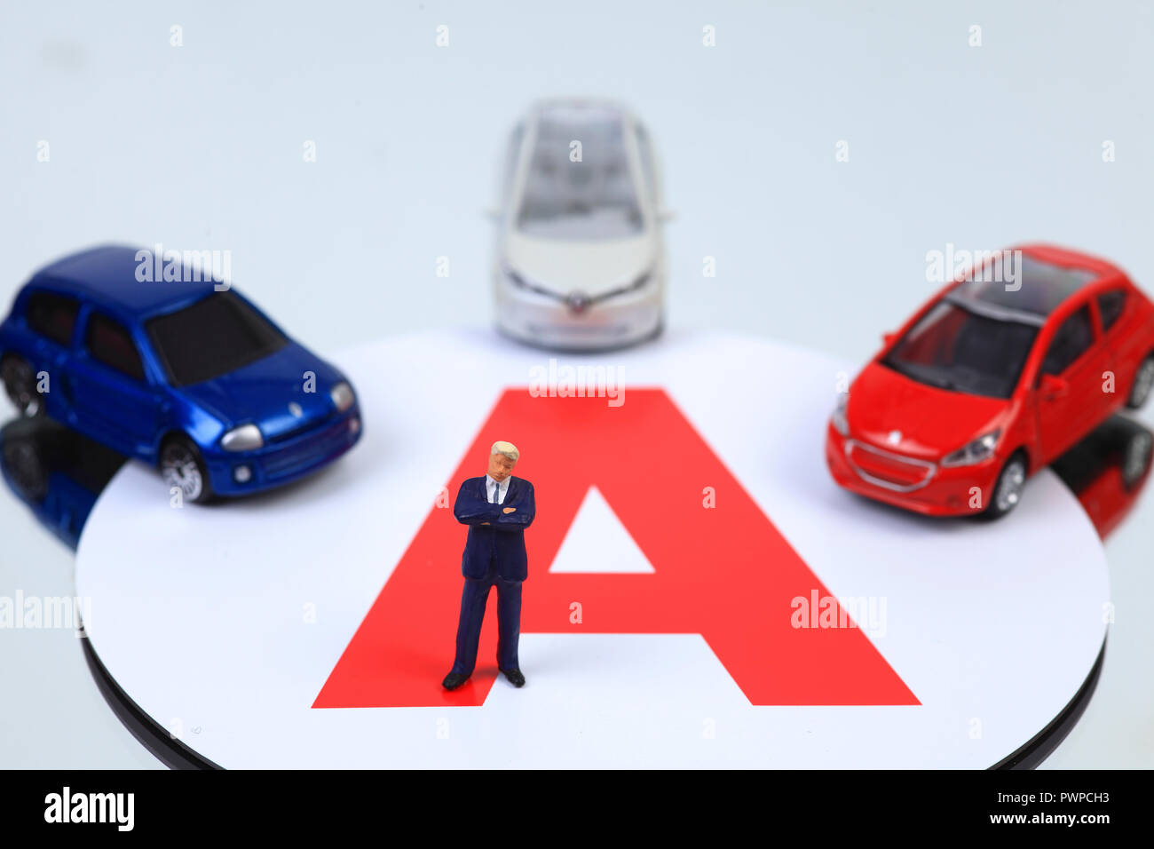 La vie toujours sur le sujet de permis de conduire Banque D'Images