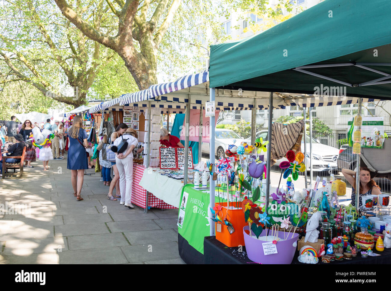 Cale à Cavalcade, marché de la Petite Venise, Maida Vale, City of westminster, Greater London, Angleterre, Royaume-Uni Banque D'Images