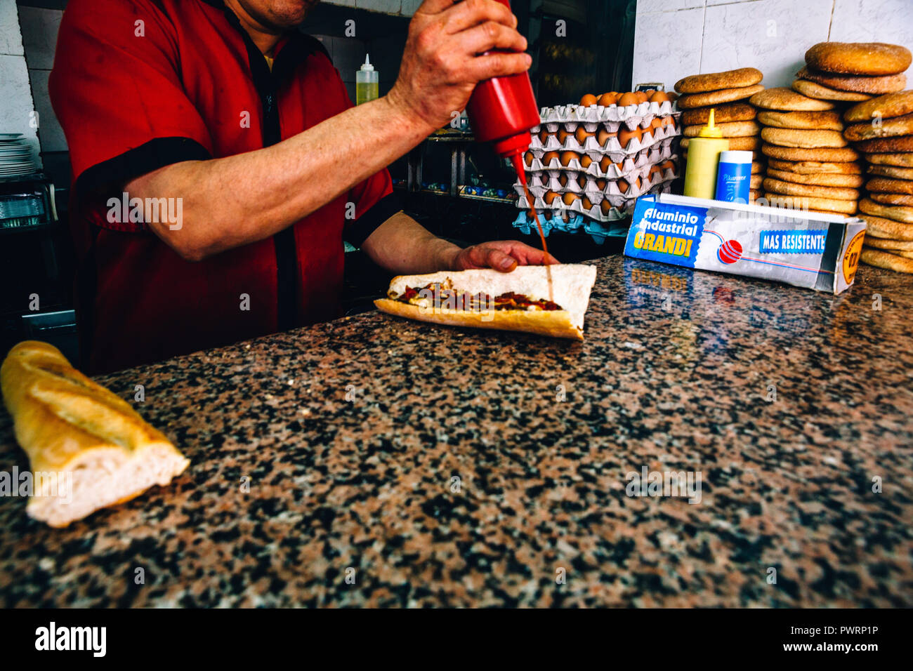 Tanger, Maroc, 2018 Banque D'Images