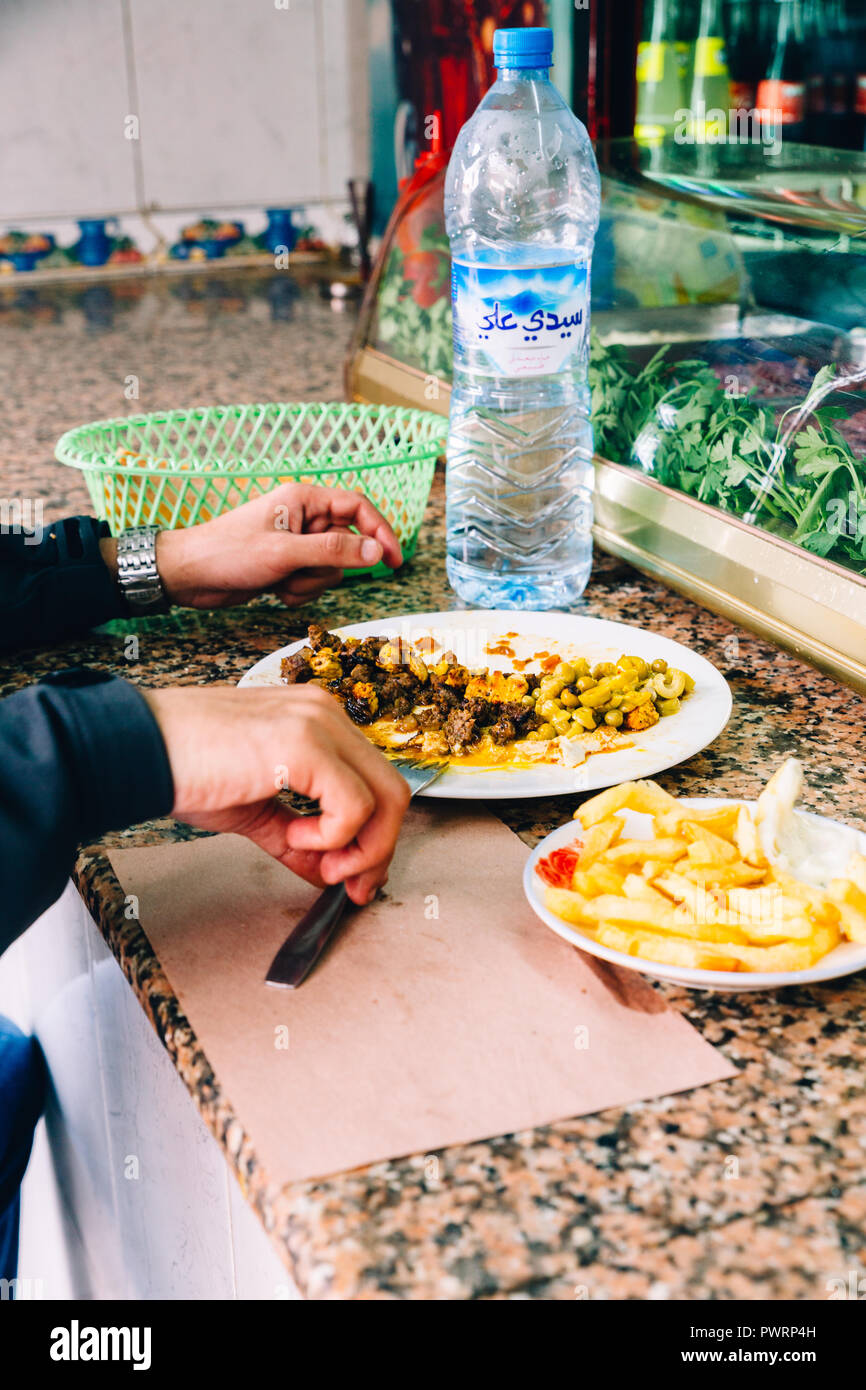 Tanger, Maroc, 2018 Banque D'Images