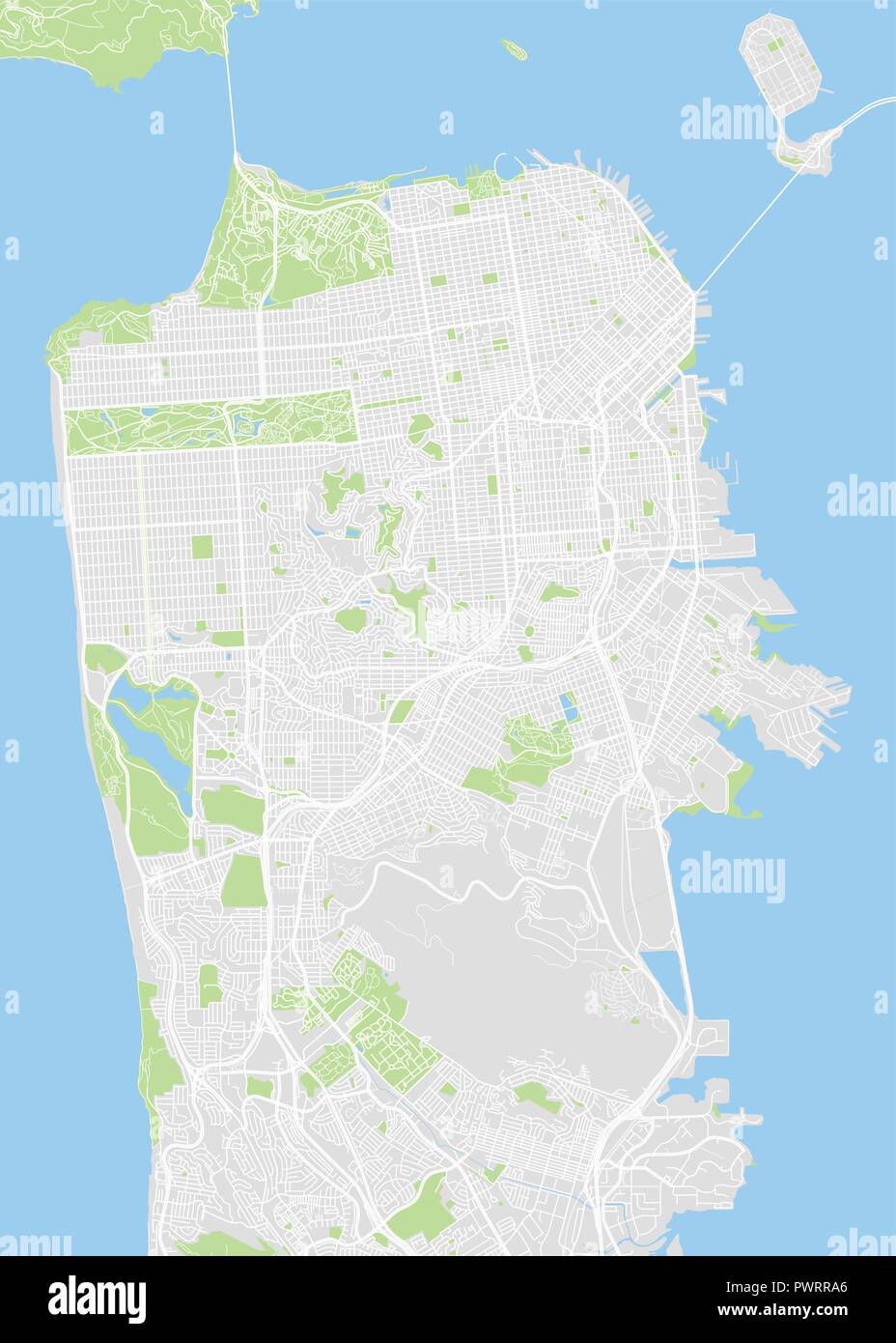 Couleur De San Francisco Carte Vectorielle Plan Detaille De La Ville Les Rivieres Et Les Rues Image Vectorielle Stock Alamy Couleur De San Francisco Carte Vectorielle Plan Detaille De La Ville Les Rivieres Et Les Rues Image Vectorielle Stock Alamy