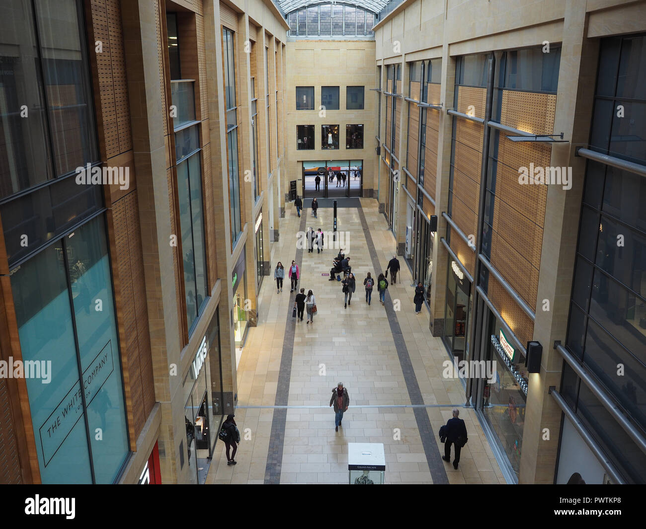 CAMBRIDGE, UK - CIRCA Octobre 2018 : le centre commercial Grand Arcade Banque D'Images