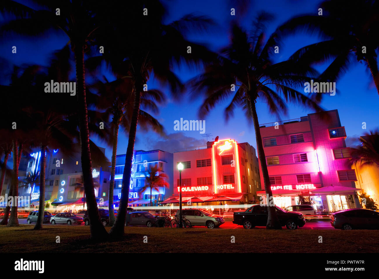 Miami Beach, Miami, Floride, USA Banque D'Images