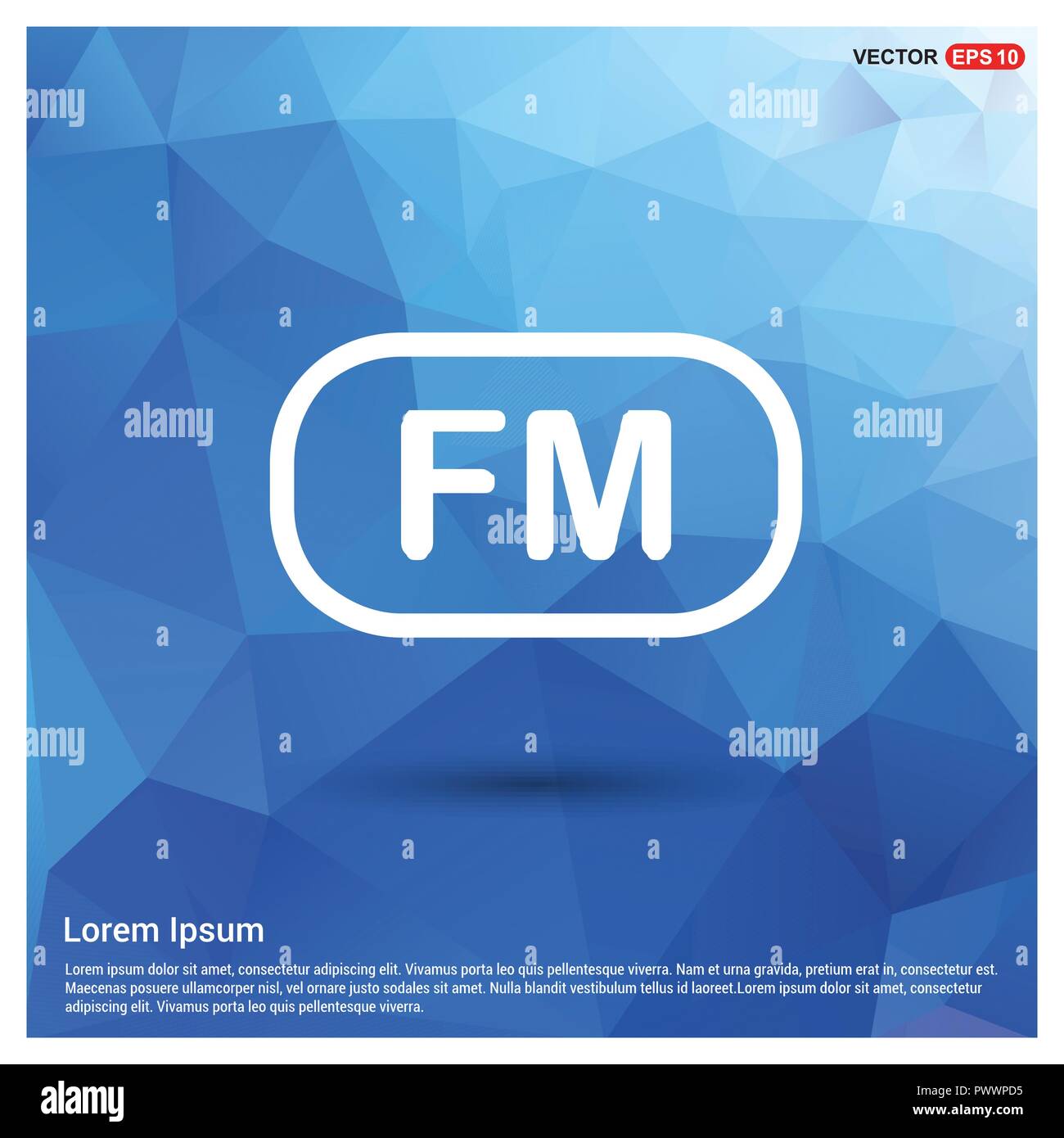L'icône de fréquence radio fm Image Vectorielle Stock - Alamy