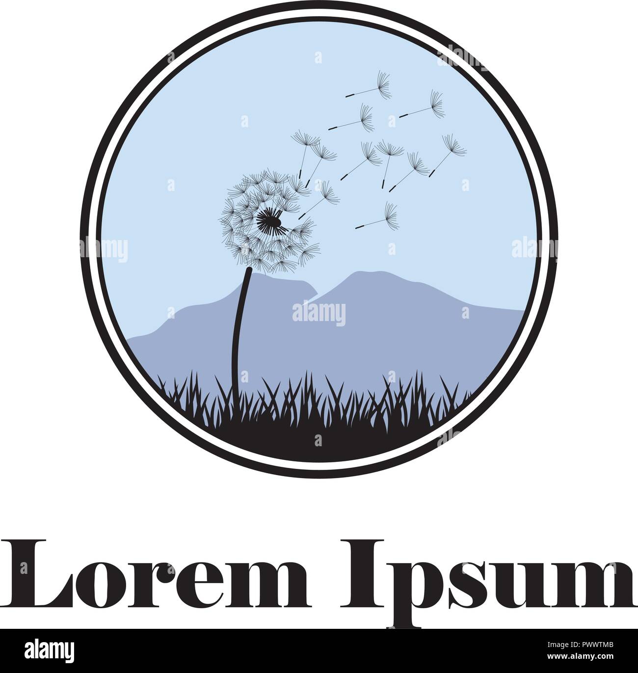 Pissenlit fleur, vector Illustration de Vecteur